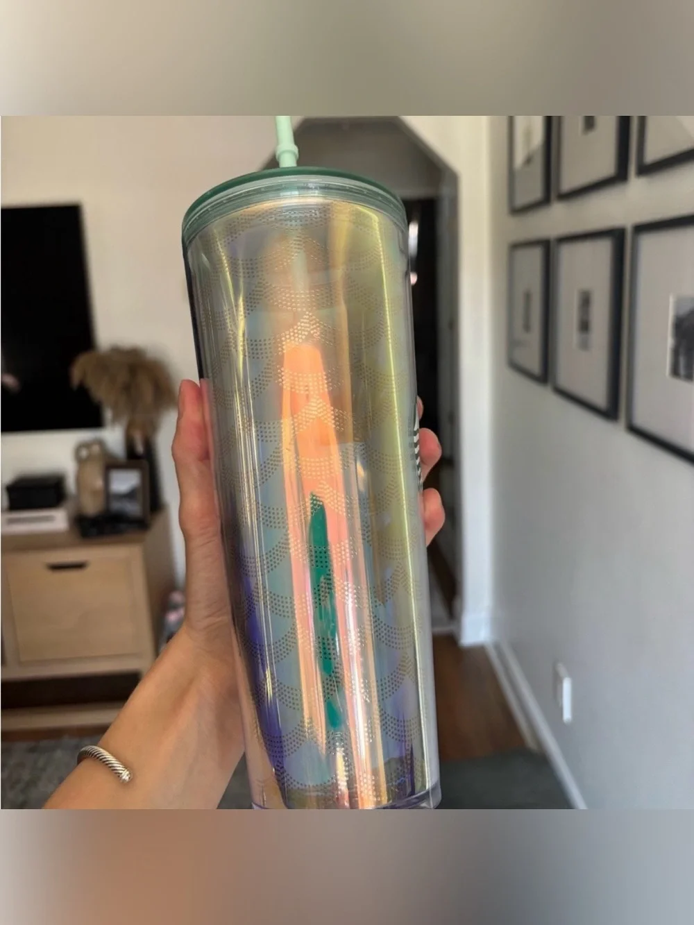 Starbucks Mermaid Scales Siren Iridescent Tumbler 24oz